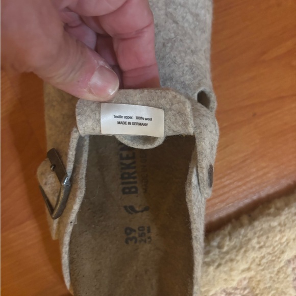 Birkenstock Boston wool oatmeal sz 39 new without box - Picture 3 of 4